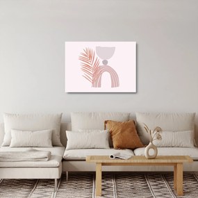 Obraz na szkle - Fioletowy minimalizm N⁰1 (70x50 cm)
