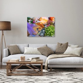 Obraz na szkle - letni piknik (70x50 cm)