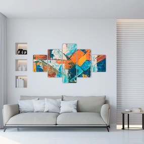 Obraz - Abstrakcja (125x70 cm)