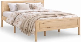 Drewniane łóżko z naturalnej sosny 120x200 W9-C81