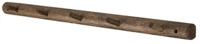 Brązowy wieszak ścienny z litego drewna dębowego 72 cm Roots – Mette Ditmer Denmark