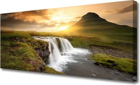 Obraz canvas na ścianę Zimowa Kraina nad Jeziorem