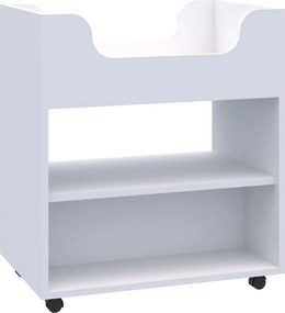 Szafka mobilna do strefowania przestrzeni Smart z półką dwustronną, index KG-SZM-2P-PD