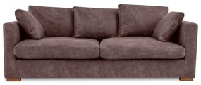 Ciemnobrązowa sofa 220 cm Comfy – Scandic