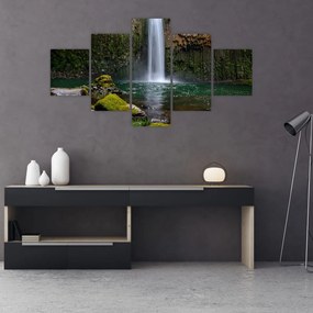Obraz wodospadów (125x70 cm)