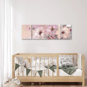 Obraz - Kolaż artystyczny z motylami (170x50 cm)