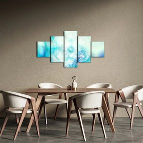 Obraz - Merkaba w turkusowym tle (125x70 cm)