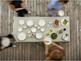 Kremowa porcelanowa miska na zupę 600 ml Eau – Zone