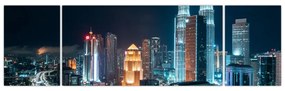 Obraz - Noc w Kuala Lumpur (170x50 cm)