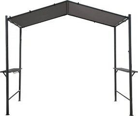 Pergola Altana na Grill - Ochrona przed promieniowaniem UV i rdzą - 277 x 149 cm - Elegancki Antracyt