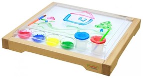 Masterkidz kwadratowa taca do malowania montessori