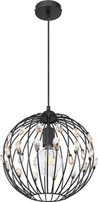 Globo 16029H - Lampa wisząca na lince HANAKO 1xE27/60W/230V o średnicy 30 cm