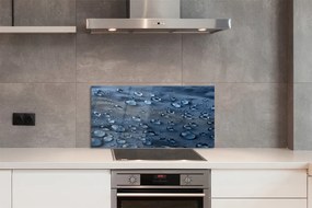 Szklany Panel Mikroświat Kropli Wody