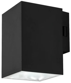 Rabalux 77156 zewnętrzna oprawa ścienna LED Urfa,9W, IP65, czarna, 11,5 cm