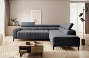 Narożnik GANDI 120 Prawostronny system włoski Salvador 15 Ciemny szary WERSAL