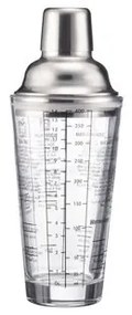 Westmark 3-częściowy shaker do koktajli SAM, szkło/stal nierdzewna, 400 ml