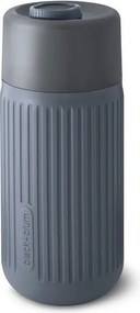 Ciemnoszary szklany kubek podróżny 340 ml – Black + Blum