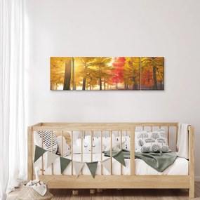 Obraz jesiennych drzew (170x50 cm)