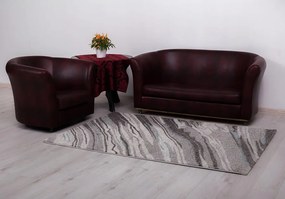 Dywan Mallorca Fala szaro-niebieski 80 cm x 150 cm