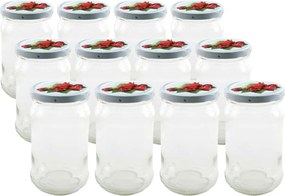 Orion Zestaw słoików z zakrętką 0,3 l, 12 szt.