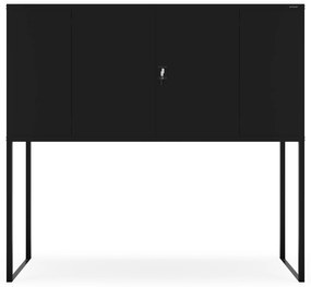 Szafa metalowa do garażu GEORGE, 2250 x 2100 x 900 mm, czarna