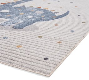 Niebiesko-jasnoszary dywan dziecięcy 120x170 cm Vida Kids Dinosaur – Think Rugs