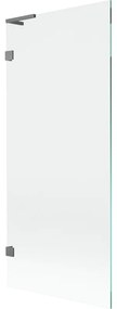 Mexen Lunar L parawan nawannowy 1-skrzydłowy 80 x 150 cm, transparent, gun metal - 897L-080-000-95-00