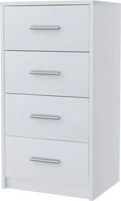 Biała komoda z szufladami A8-T88