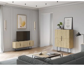 Szafka w dekorze dębu 100x130 cm Titan – Marckeric