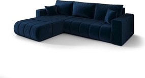 Narożnik BEDANTE MILO PREMIUM L Monolith 77 lewy z funkcją spania Mebel łączący wygodę i nowoczesny design