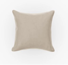 Beżowa aksamitna poduszka do sofy modułowej Rome Velvet – Cosmopolitan Design