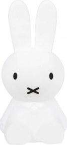 Lampka Nocna Miffy Biały Mr Maria Delikatne Światło 6 Poziomów Ładowana USB 14x20x21cm
