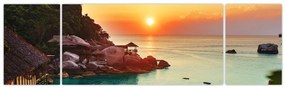Obraz pięknej plaży (170x50 cm)
