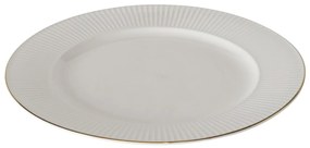Talerz obiadowy KELLY, porcelanowy, Ø 26,5 cm