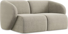 Modułowa sofa 2-osobowa - z tkaniny bouclé - kreci - LANI