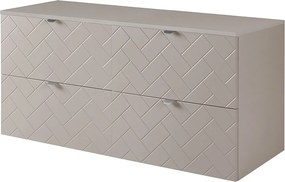 Meble łazienkowe, Kaszmir, 120 x 57 x 46 cm, uchwyty srebrne