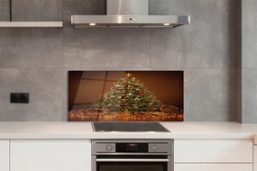 Szkło Ozdobne do Kuchni Choinka w Blasku Świec