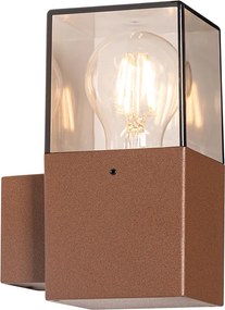 Inteligentna lampa ścienna zewnętrzna w kolorze rdzawo-brązowym IP44 z Wi-Fi P45 - Denmark
