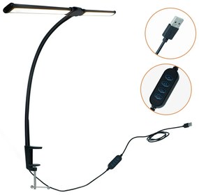 Lampa LED na biurko BRILIA, zacisk