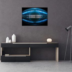 Obraz na szkle - stadion piłkarski (70x50 cm)