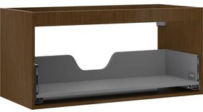 Mexen Box-A korpus szafki podumywalkowej 100 cm, 1 szuflada, orzech - 91AX0-1000-470-1-86