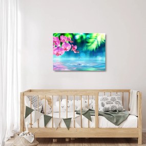 Obraz na szkle - Orchidea (70x50 cm)