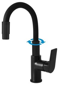 RAV Slezák CO119.0/16 - Bateria zlewozmywakowa COLORADO 25 cm czarna