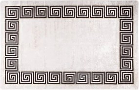 Nowoczesny kremowy dywan w grecki wzór 190x300 cm W3-D15