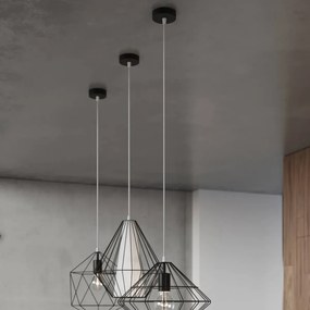 Lampa wisząca UMBERTO czarna SOLLUX  LIGHTING