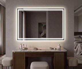 Lustro Ścienne do Sypialni Podświetlane LED L49