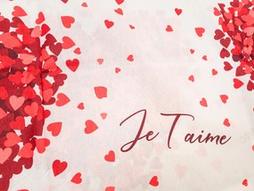 PrzytulneMieszkanie.pl PrzytulneMieszkanie.pl Pościel bawełniana VALENTINE biała Rozmiar pościeli: 70 x 90 cm | 140 x 200 cm