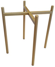 TABORET DIOR STOŁEK LOFT metal podstawa złota BL14