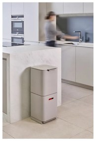 Kremowy kosz do segregowania Joseph Joseph Totem Compact, 40 l