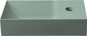 Miętowa betonowa umywalka 31x17 cm Piccolino – Sapho